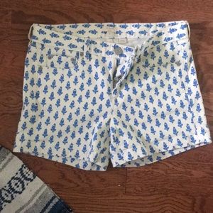 J crew patterned shorts